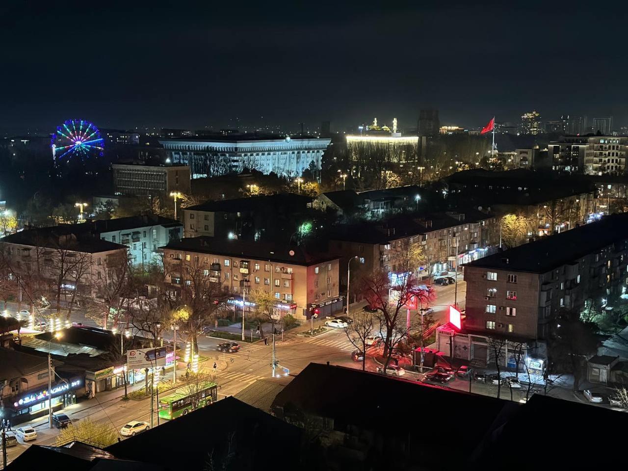 Apartment With City View On Sydykova St. 123 Бішкек Екстер'єр фото